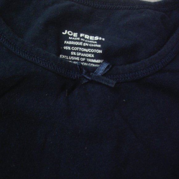 *SOLD* 2 Joe Fresh Girls Shirts Size M 7-8 - Picture 2 of 3
